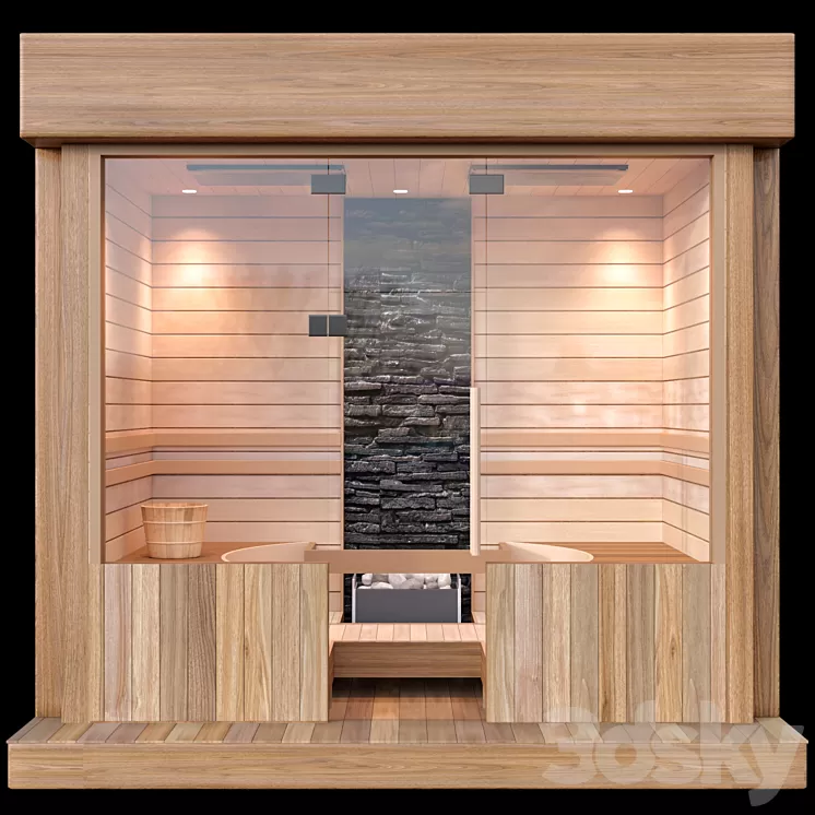 Sauna 3 3D Model