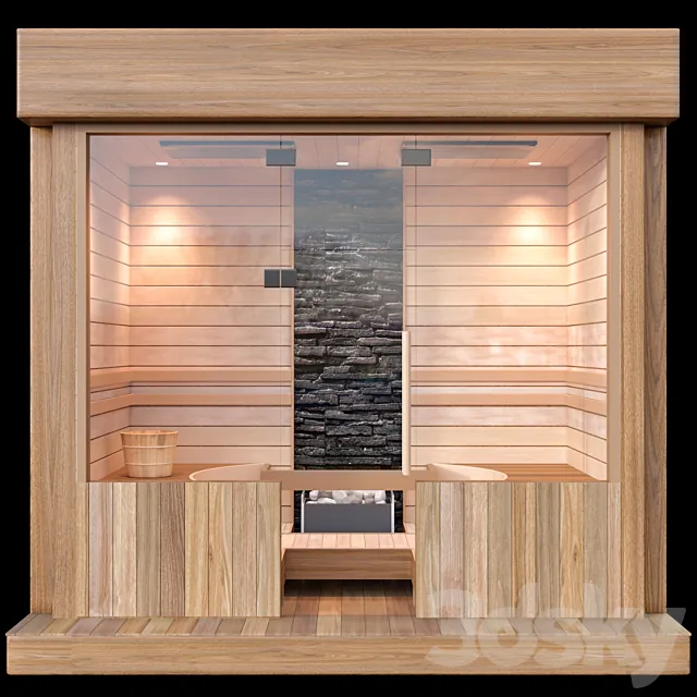 Sauna 3 3DModel