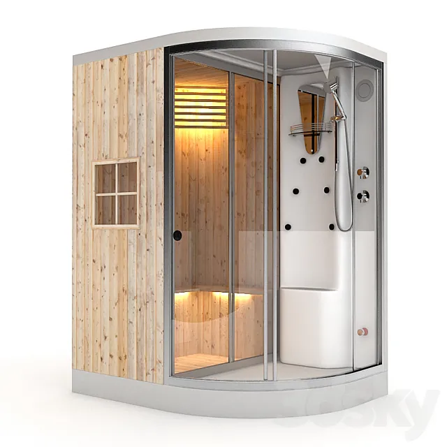 Sauna 3D Model Sauna 3D Model