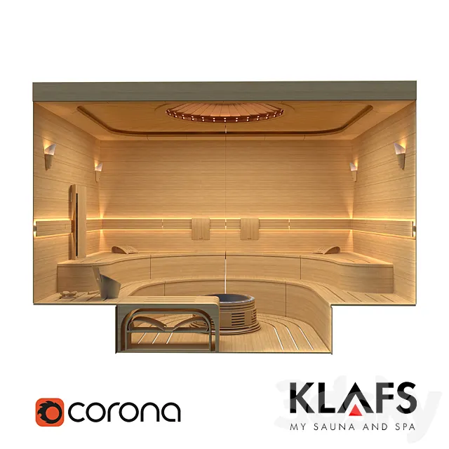 Sauna KLAFS 3DModel