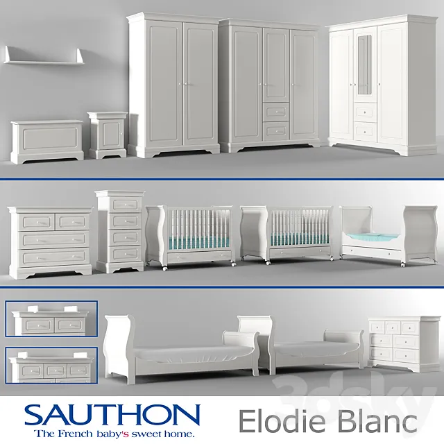 SAUTHON Elodie Blanc full collection 3D Model
