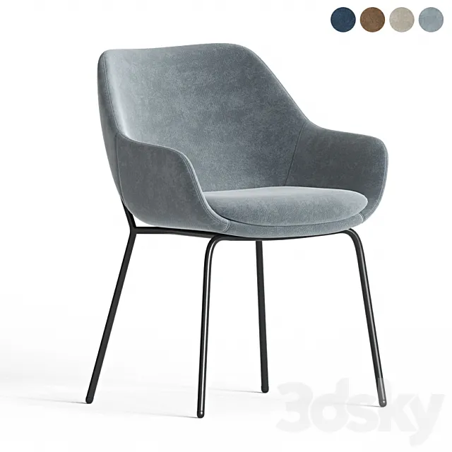 Savile Tub Dining Chairs 3D Model