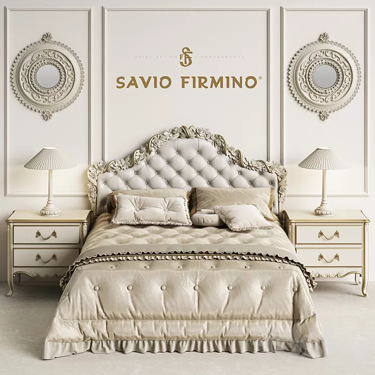 Savio Firmino 1696 Bedroom 3D Model Savio Firmino 1696 Bedroom 3D Model