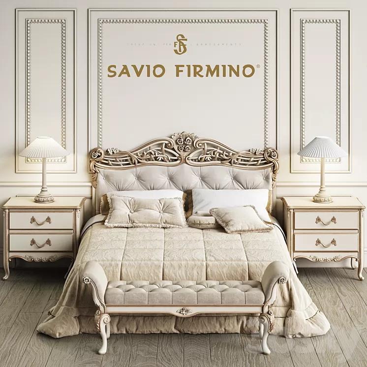 Savio Firmino 1773 Bedroom 3D Model Savio Firmino 1773 Bedroom 3D Model