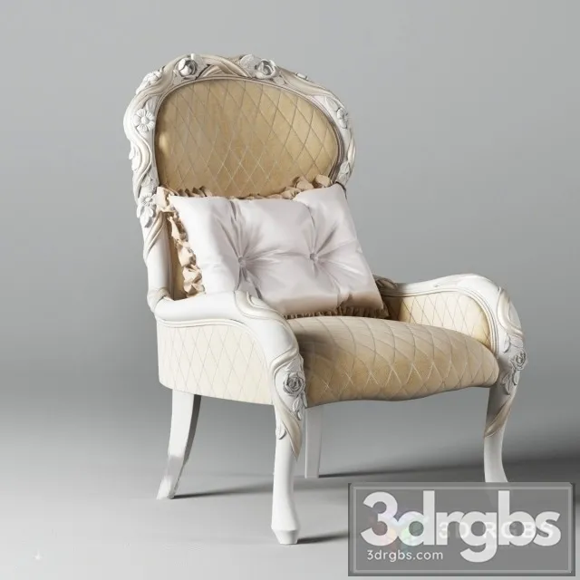 Savio Firmino 3003POL Armchair 3D Model Download