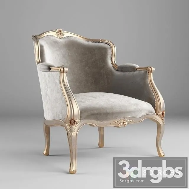 Savio Firmino 3119 POL Armchair 3D Model Download