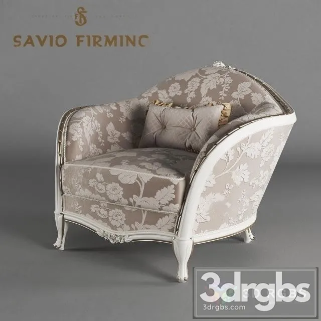 Savio Firmino 3213POL Armchair 3D Model Download