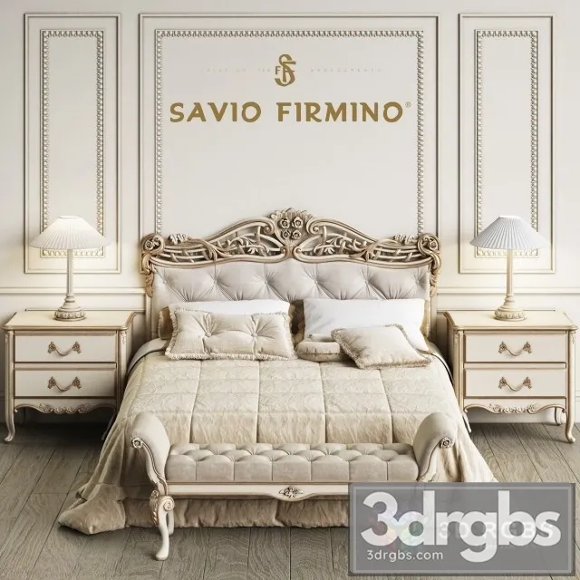 Savio Firmino Classic Bed 3D Model Download Savio Firmino Classic Bed 3D Model Download