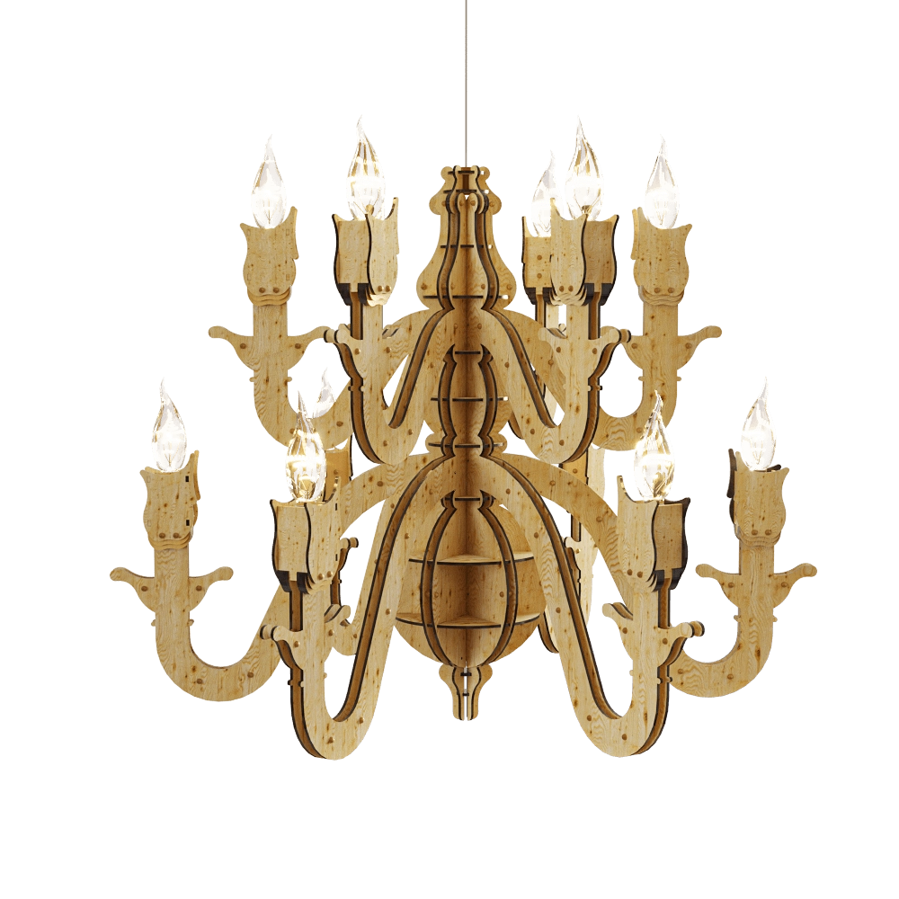 Savlukov Mebel – Pendant lamp Electic 6+6 3D Model Savlukov Mebel – Pendant lamp Electic 6+6 3D Model