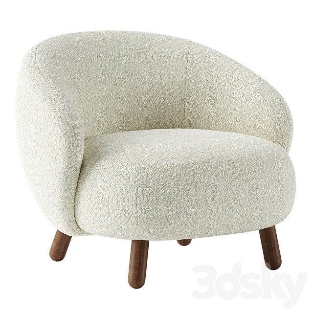 Savona armchair 3D Model Savona armchair 3D Model
