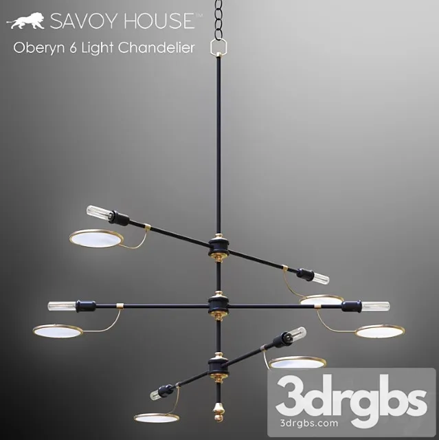 Savoy House Oberyn 6 Light Chandelier 3D Model Download Savoy House Oberyn 6 Light Chandelier 3D Model Download