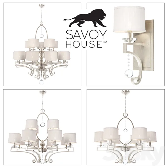 Savoy House Rosendal 3DModel - 3DSKY Decor Helper