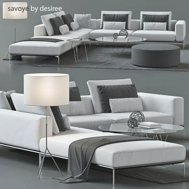 Savoye by Desiree 3D Model Savoye by Desiree 3D Model