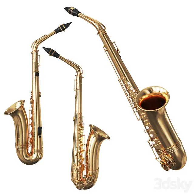 Saxophone 3D Model