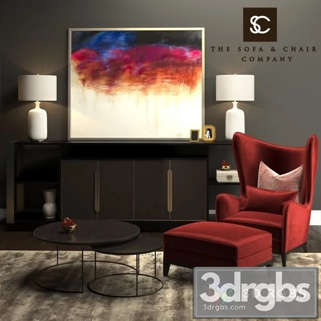SC The Sofa And Chair 3D Model Download