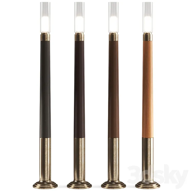 Sc1011 Percorsi by Oak Designer Luca Scacchetti Floor Lamp 3D Model Free Download