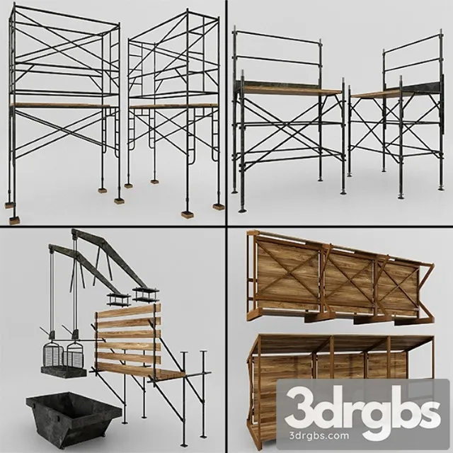 Scaffolding and Structures 3D Model Download