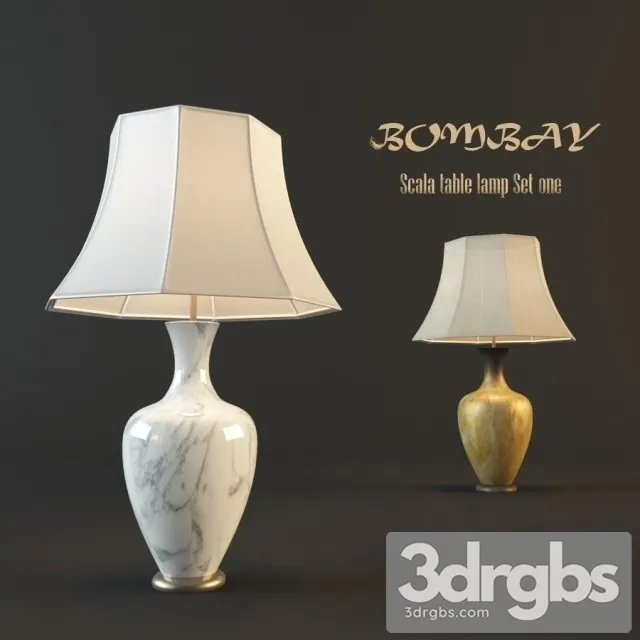 Scala Table Lamp Set One 3D Model Download Scala Table Lamp Set One 3D Model Download