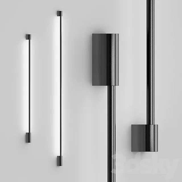 SCAN LED Wall Light 3D Model SCAN LED Wall Light 3D Model