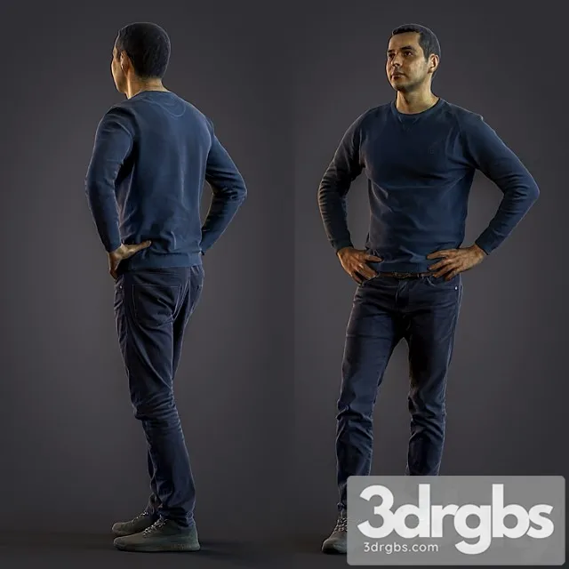 Scan Man 6 3D 3D Model Download