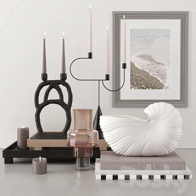 Scandi Decorative Set 3DModel