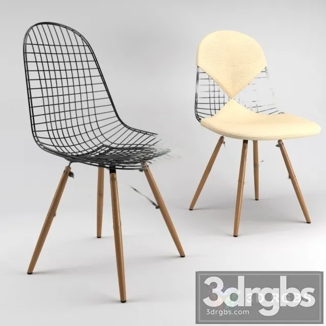 Scandi Designs DKR Style Wire Chair 3D Model Download Scandi Designs DKR Style Wire Chair 3D Model Download