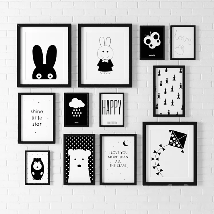 Scandi pictures 3D Model