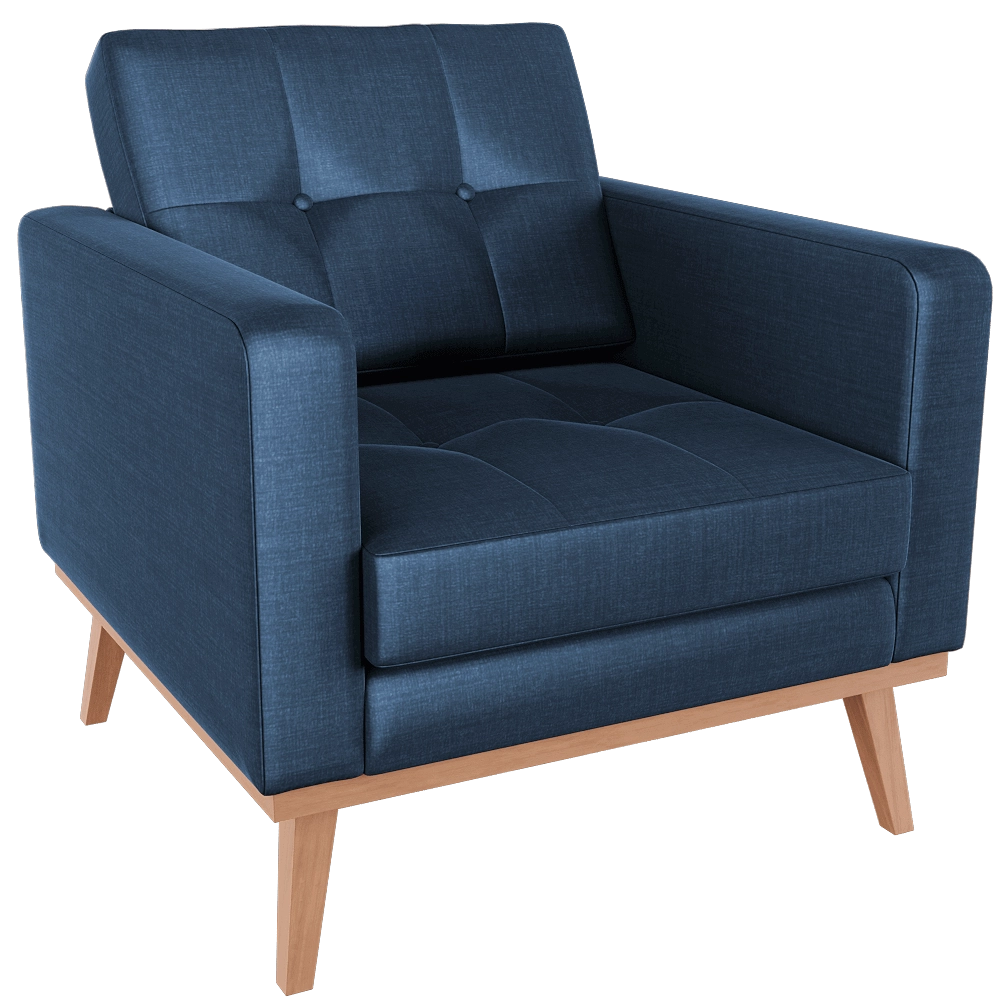 Scandicsofa – Armchair Fern 3D Model Scandicsofa – Armchair Fern 3D Model