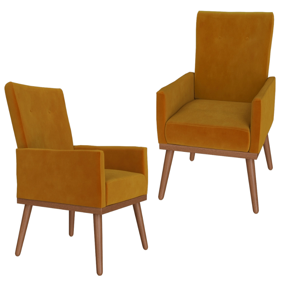 Scandicsofa – Chair with armrests Klematisar 3D Model