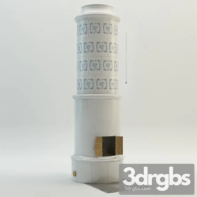 Scandinavian Fireplace 3D Model Download