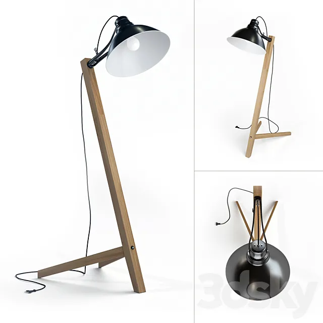 Scandinavian floor lamp 3DModel Scandinavian floor lamp 3DModel