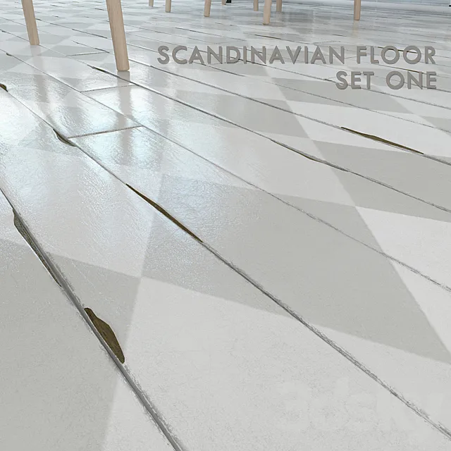 Scandinavian floor set 1 3DModel Scandinavian floor set 1 3DModel