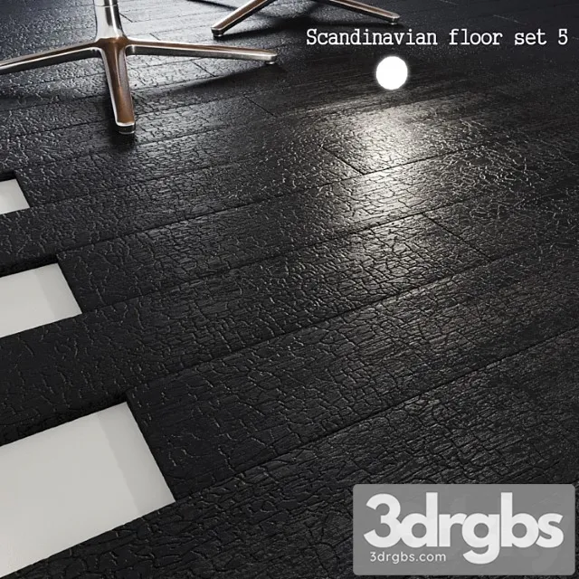 Scandinavian floor set 5 3D Model Download