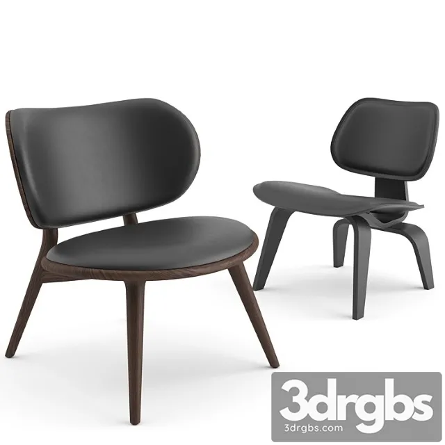Scandinavian lounge chairs by mater and vitra Scandinavian lounge chairs by mater and vitra