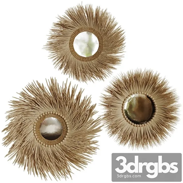 Scandinavian Mirrors 2 3D Model Download