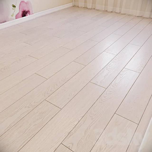 Scandinavian oak parquet 3DModel Scandinavian oak parquet 3DModel