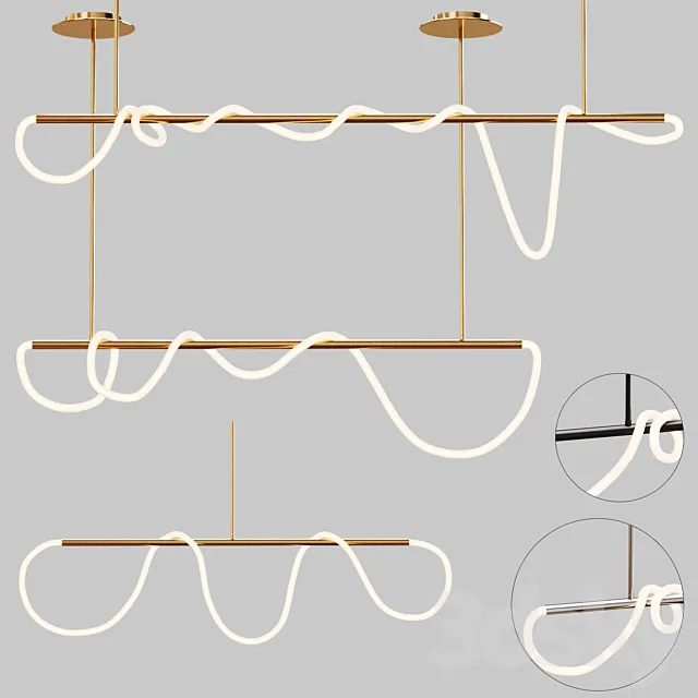 Scandinavian pendant lights 102 3DModel