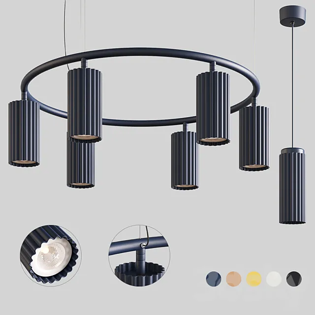 Scandinavian pendant lights with Aliexpress 071 3D Model