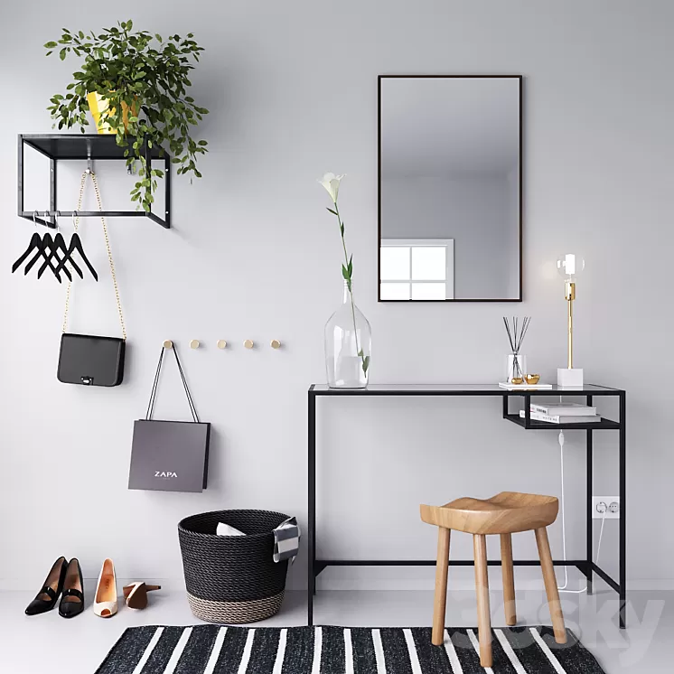 Scandinavian-set 3D Model