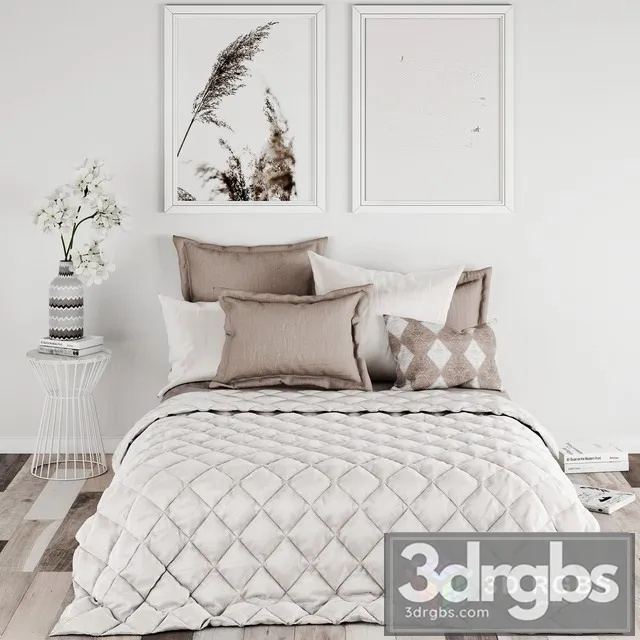Scandinavian Set Bedroom 3D Model Download Scandinavian Set Bedroom 3D Model Download
