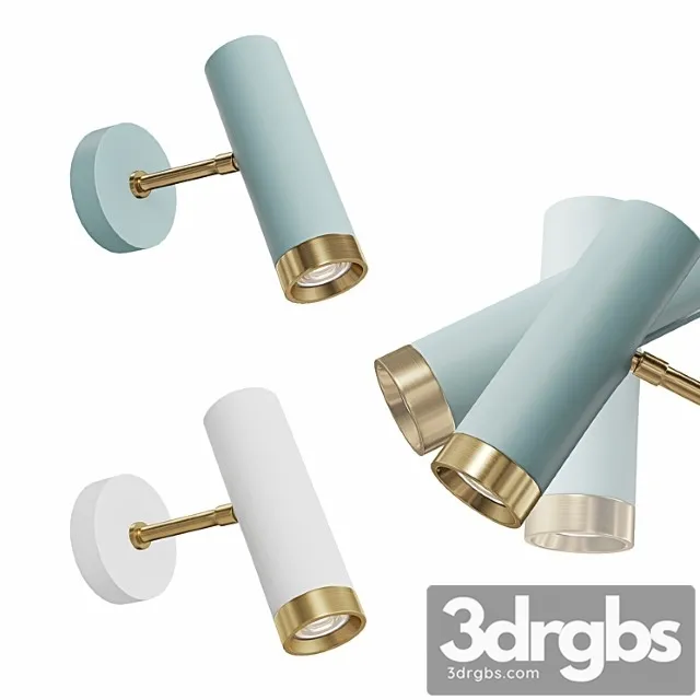 Scandinavian style wall lamp talsi wall 3D Model Download