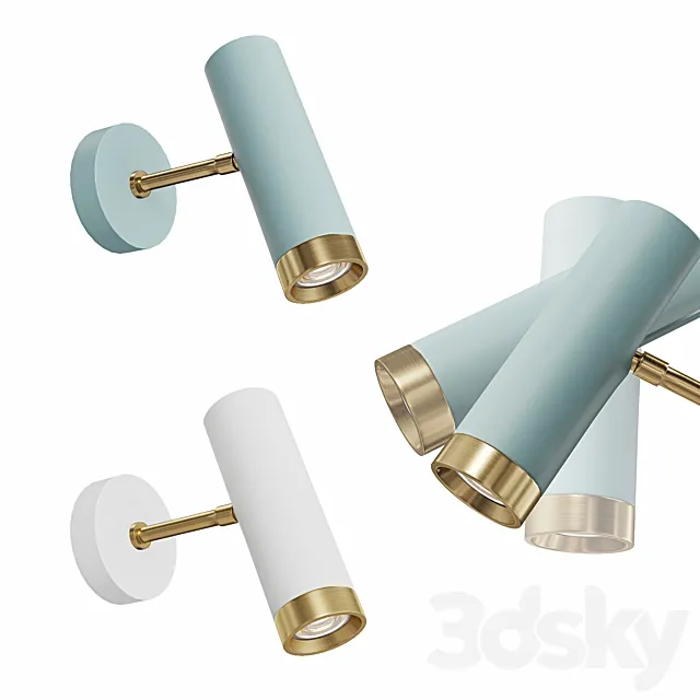 Scandinavian style wall lamp TALSI WALL 3DModel