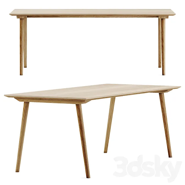 Scandinavian table 3D Model