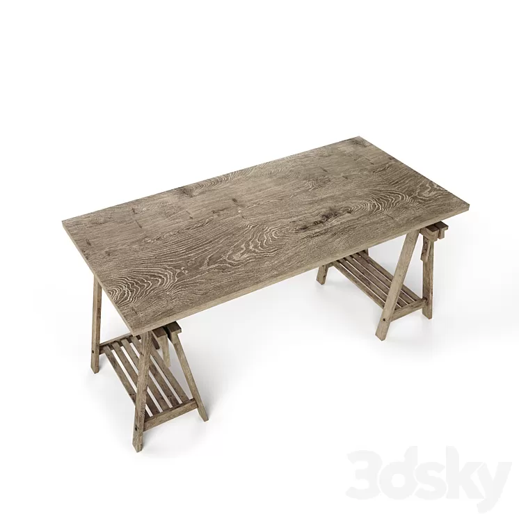 Scandinavian table 3D Model Scandinavian table 3D Model