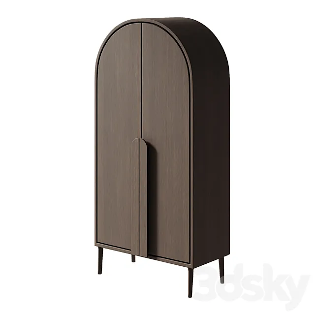 Scandinavian Wardrobe 3D Model