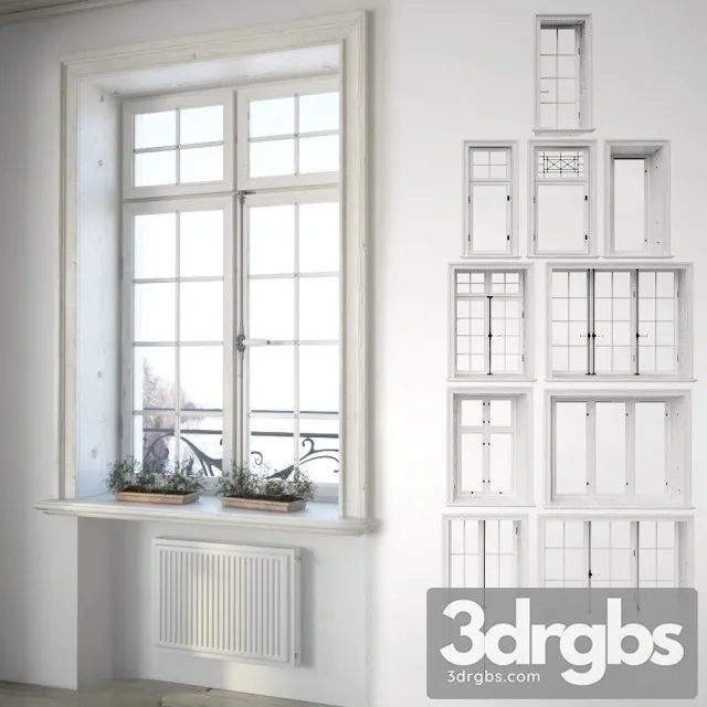 Scandinavian Windows 2 3D Model Download