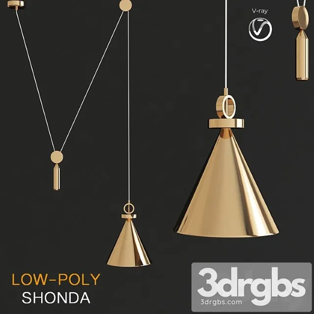 Scandlight effaya chandelier (low poly) 3D Model Download Scandlight effaya chandelier (low poly) 3D Model Download