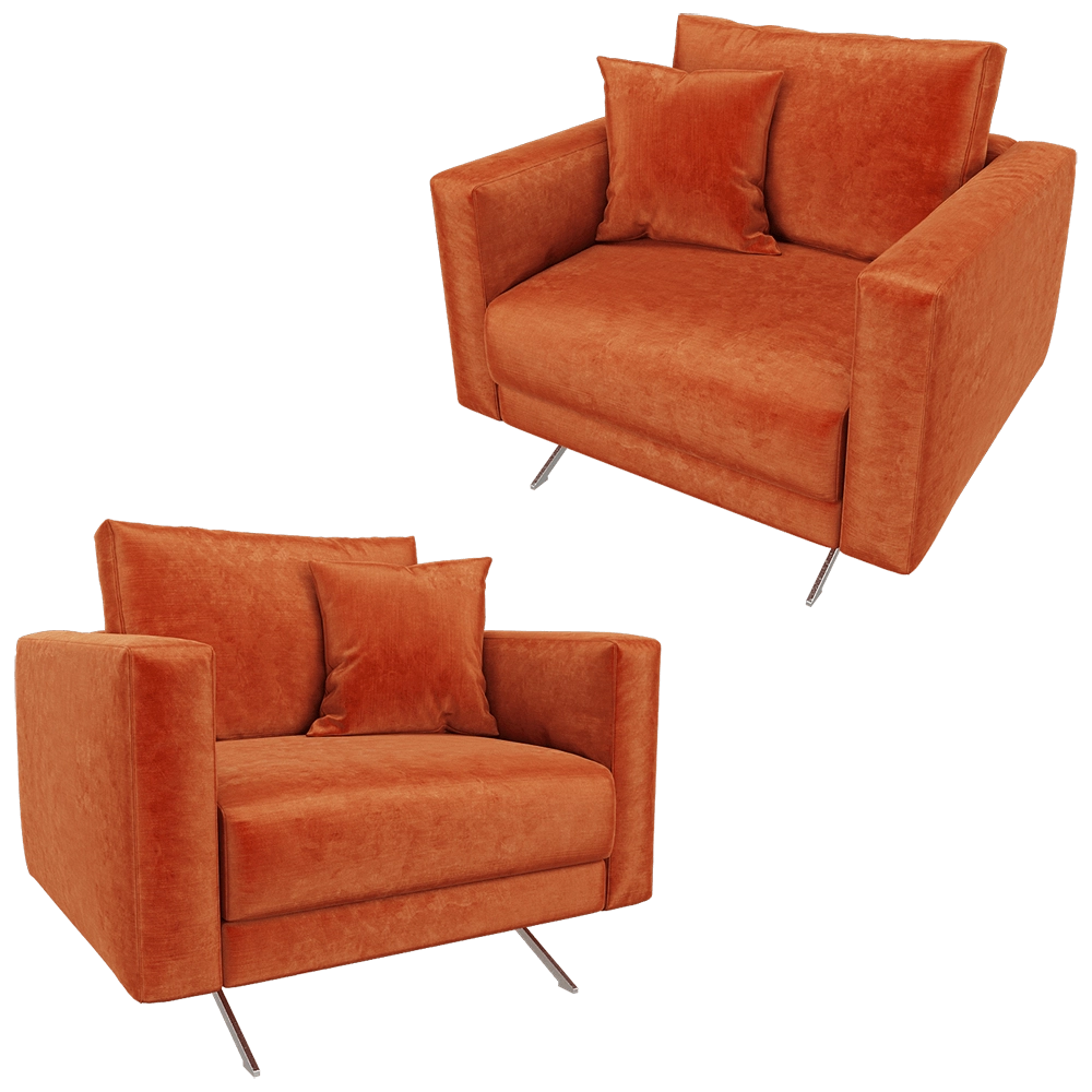 SCAPPINI HOME – Armchair DIVA 3D Model SCAPPINI HOME – Armchair DIVA 3D Model