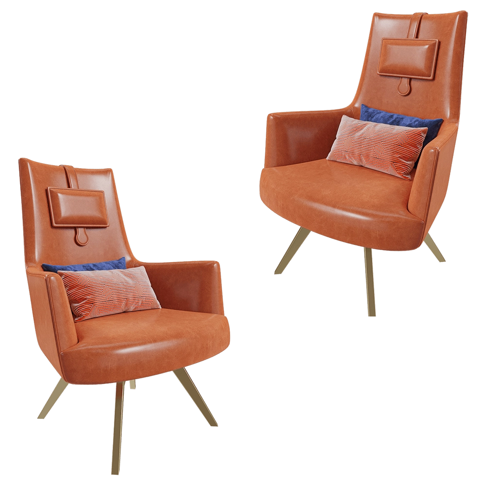 SCAPPINI HOME – Armchair SMOKE 3D Model SCAPPINI HOME – Armchair SMOKE 3D Model