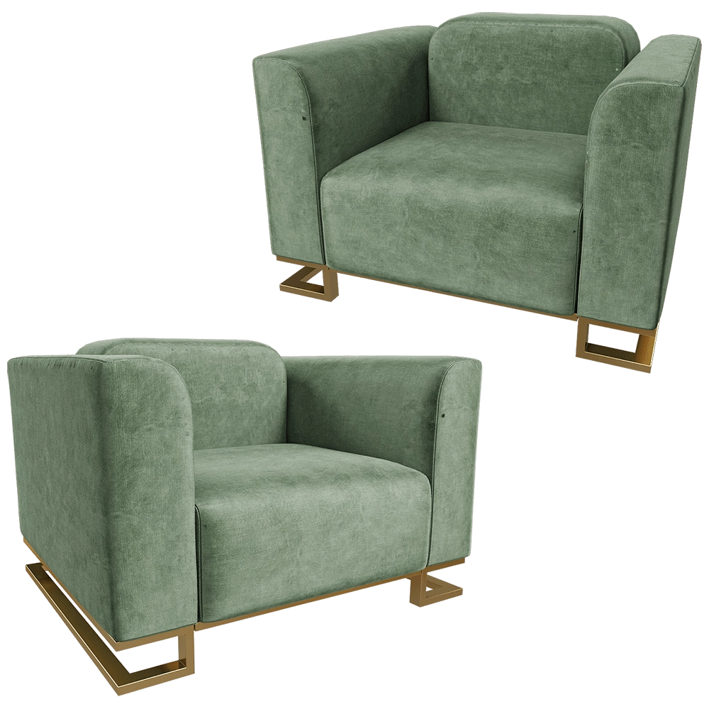 SCAPPINI HOME – Armchair WING 3D Model SCAPPINI HOME – Armchair WING 3D Model